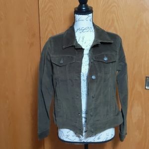 Basic Editions Corduroy Jean Jacket size S